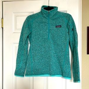 Patagonia teal better sweater size small